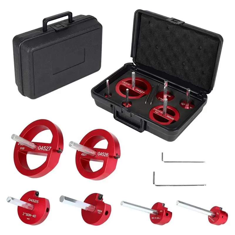 ABMR-6Pcs PVC Pipe Reamer Kit, For Sch. 40 CPVC, Socket Hub Saver PVC Fitting Saver 3/4