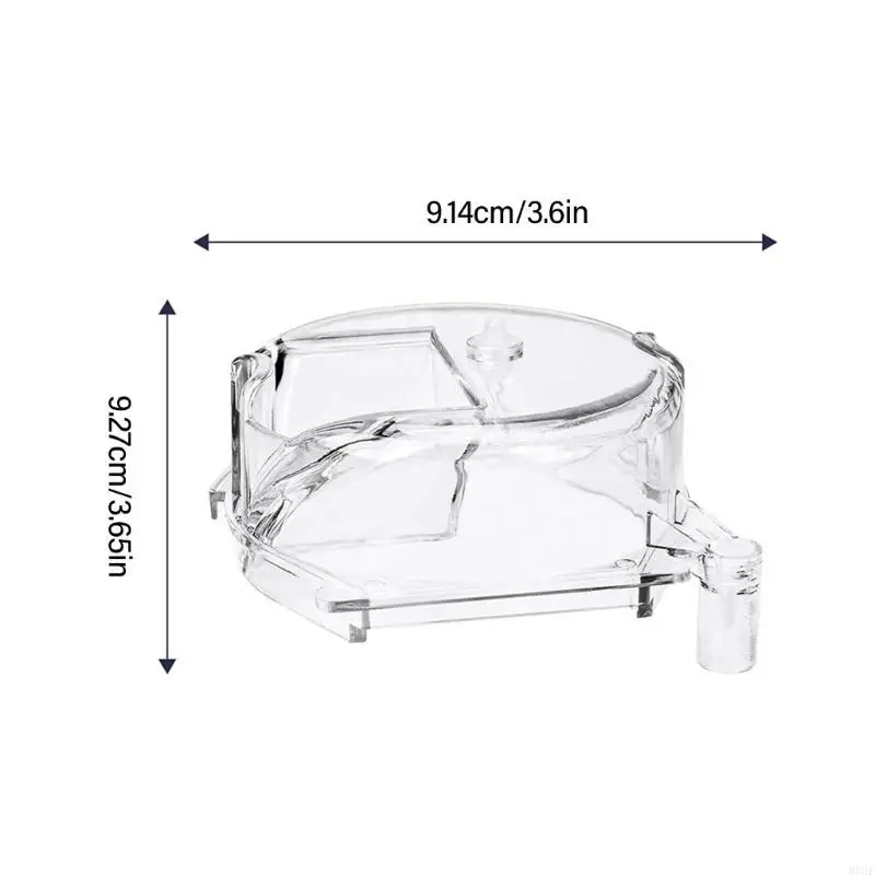 808F Transparent Cover and Base for DGB-500G Coffee Maker Easy Installation Grinder Lid Kitchen Appliance Accessories