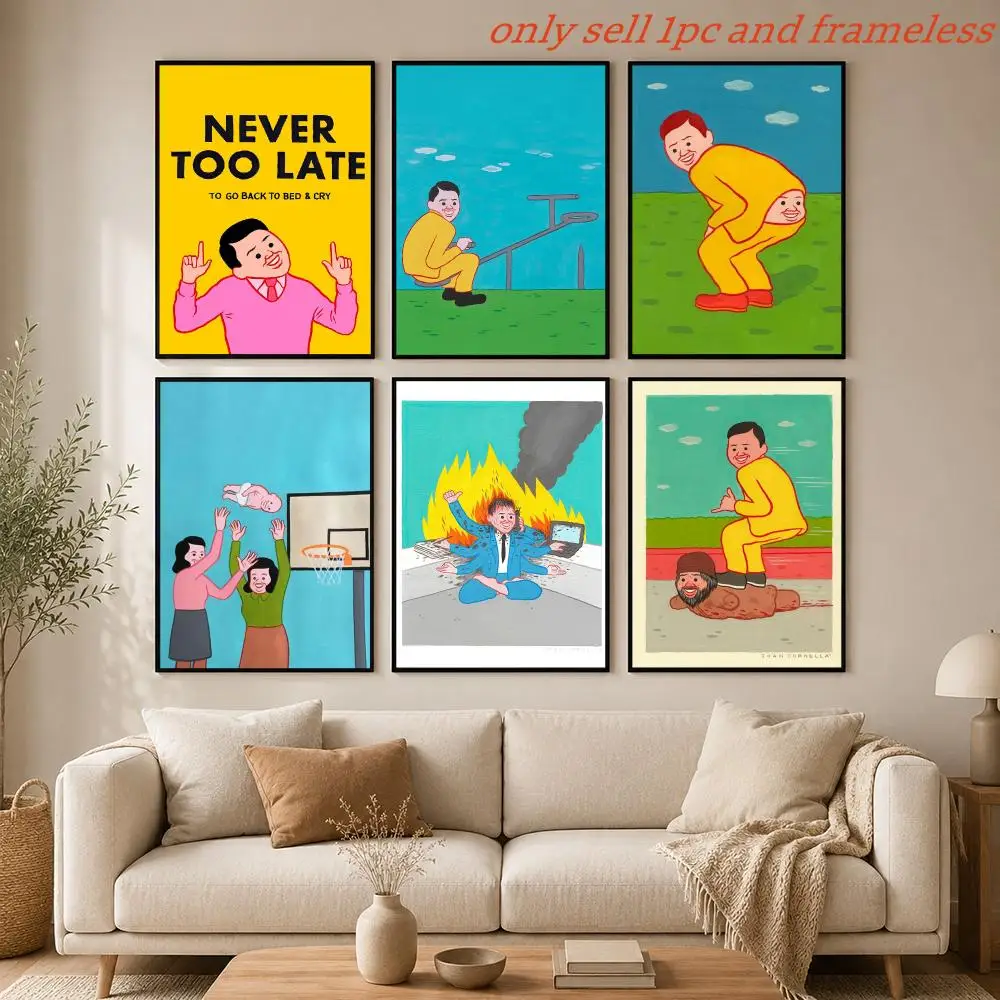 Art J-Joan CornellaS Funny Poster HD Hot Theme Singer/OST/Movie/Anime-Waterproof Self-Stick Home Decor