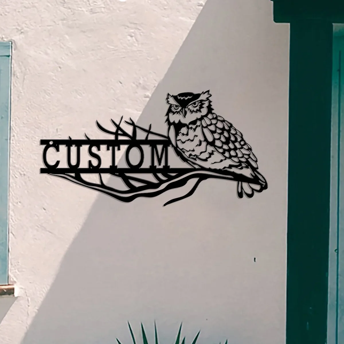 Custom Owl House Number, Owl Street Number, Owl Street Number Sign, Metal House Number, Custom Number Sign, Address Plaque