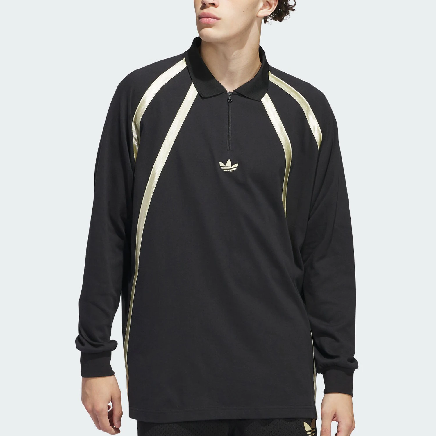 

Официальная аутентичная спортивная рубашка-поло с длинными рукавами Adidas RUGBY POLO для пар IR6377