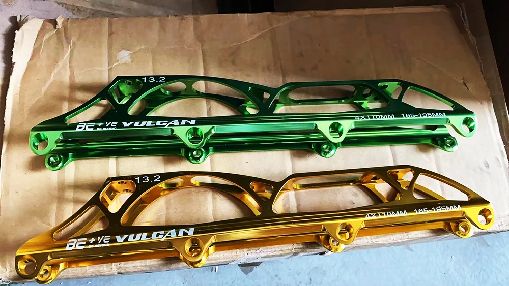 1 زوج سرعة إطار تزلُّج BE + VE حذاء تزلج بعجلات قاعدة سباق التزلج الهيكل متعدد 3x125 مللي متر/4x110 3x110/4x100 3x100/4x90 3x90/4x84 مللي متر