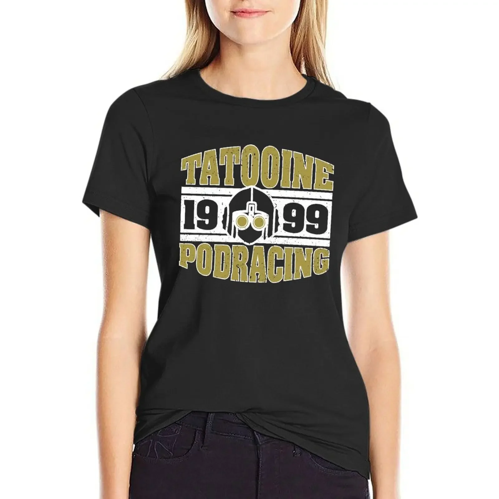 Tatooine Podracing T-Shirt tees funny korean Women's clothes