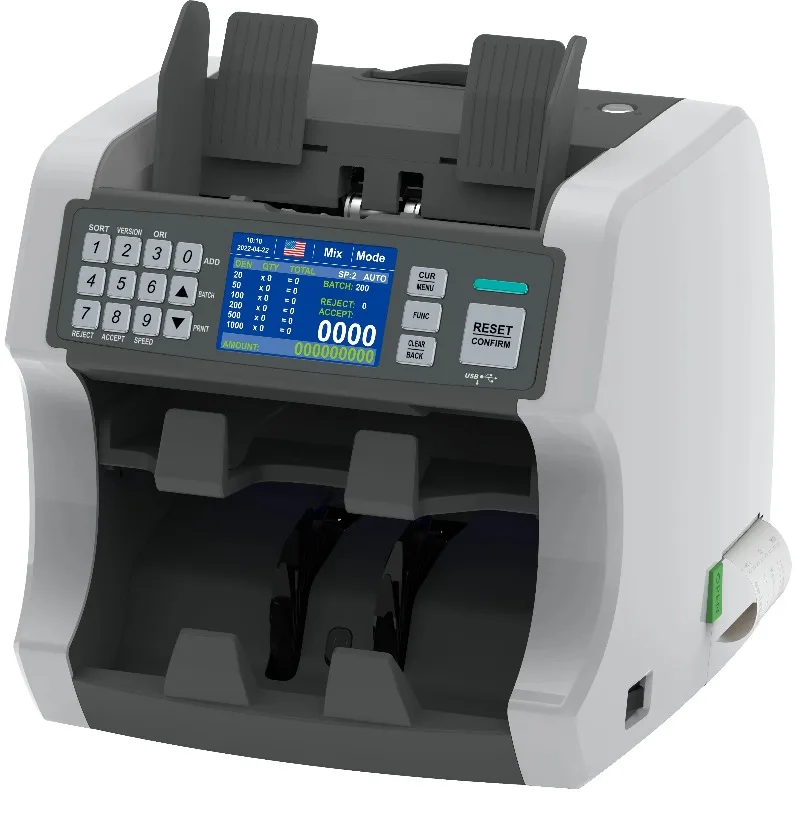 

【Best-selling】Money Printing Machine Bill Counter Machine Money Counting Machine Fake Money Detector With UV MG IR CIS