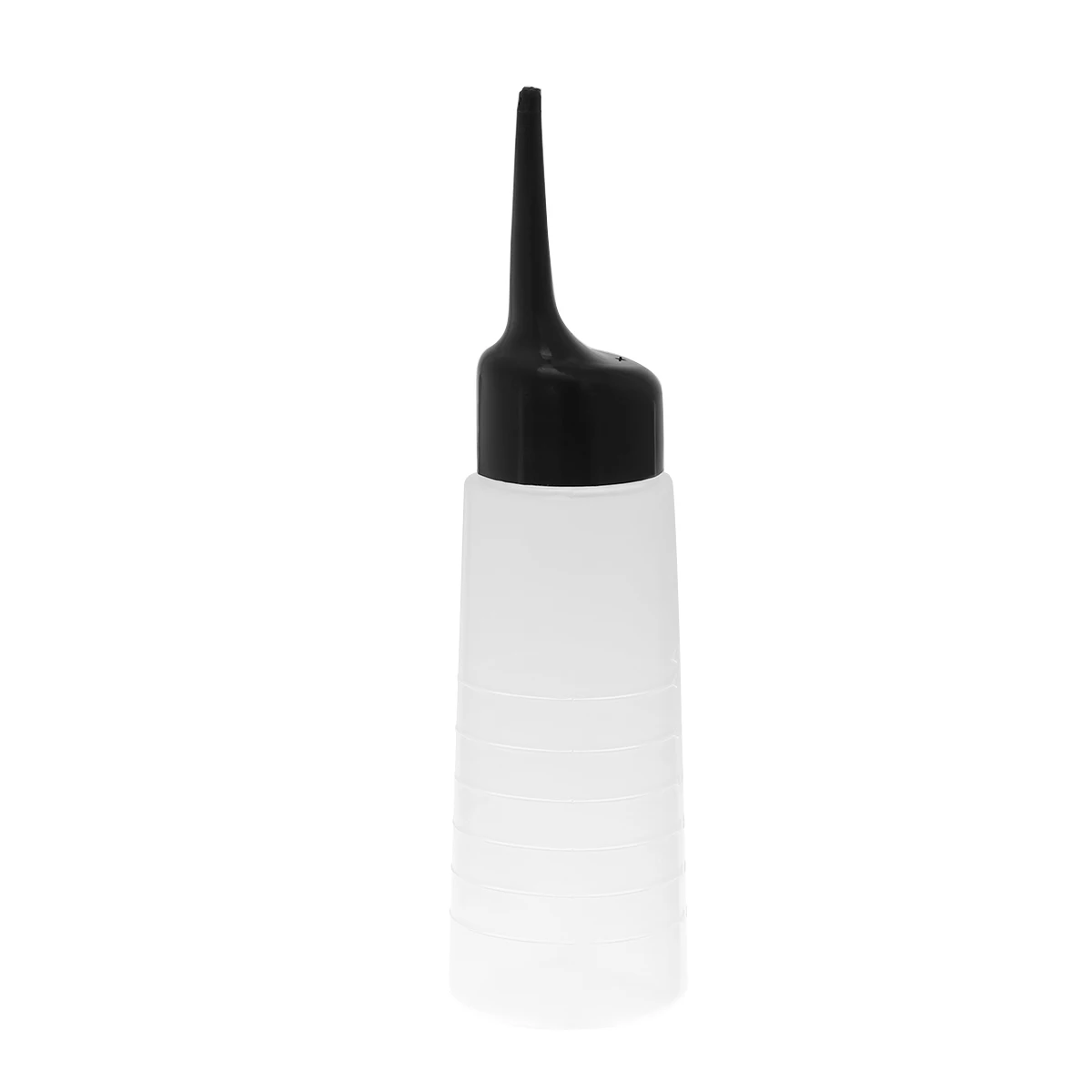 

Leakproof Applicator Bottle 15x5x4cm Black White Plastic with Tip for Hair Color Shampoo Conditioner Scalp Treatment Easy