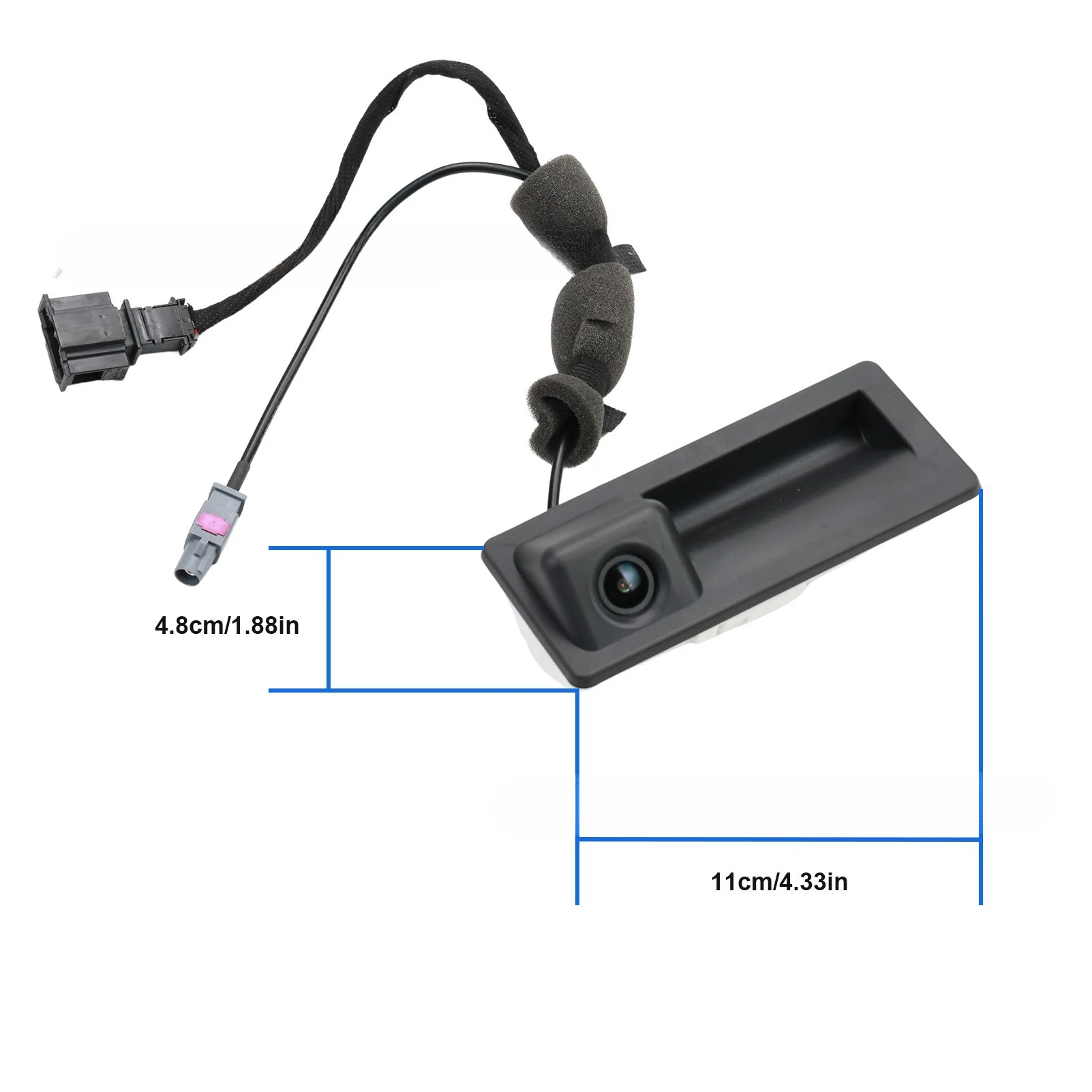 for 5N0827566AA tailgate camera switch reversing camera trunk handle camera A4 A5 A6