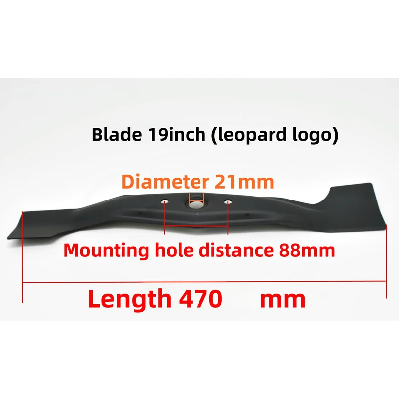 19 & 21 Inch Straight Lawn Mower Blade Replacement For SUPOW Kaufman Oma Leopard Aluminum Deck Garden Spare Parts
