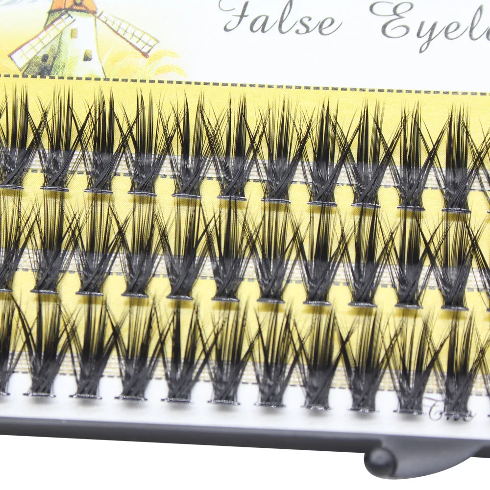 Professional Makeup Individual Cluster EyeLashes Grafting Fake False 40D Mink eyelash extension individual eyelash bunche 60pcs