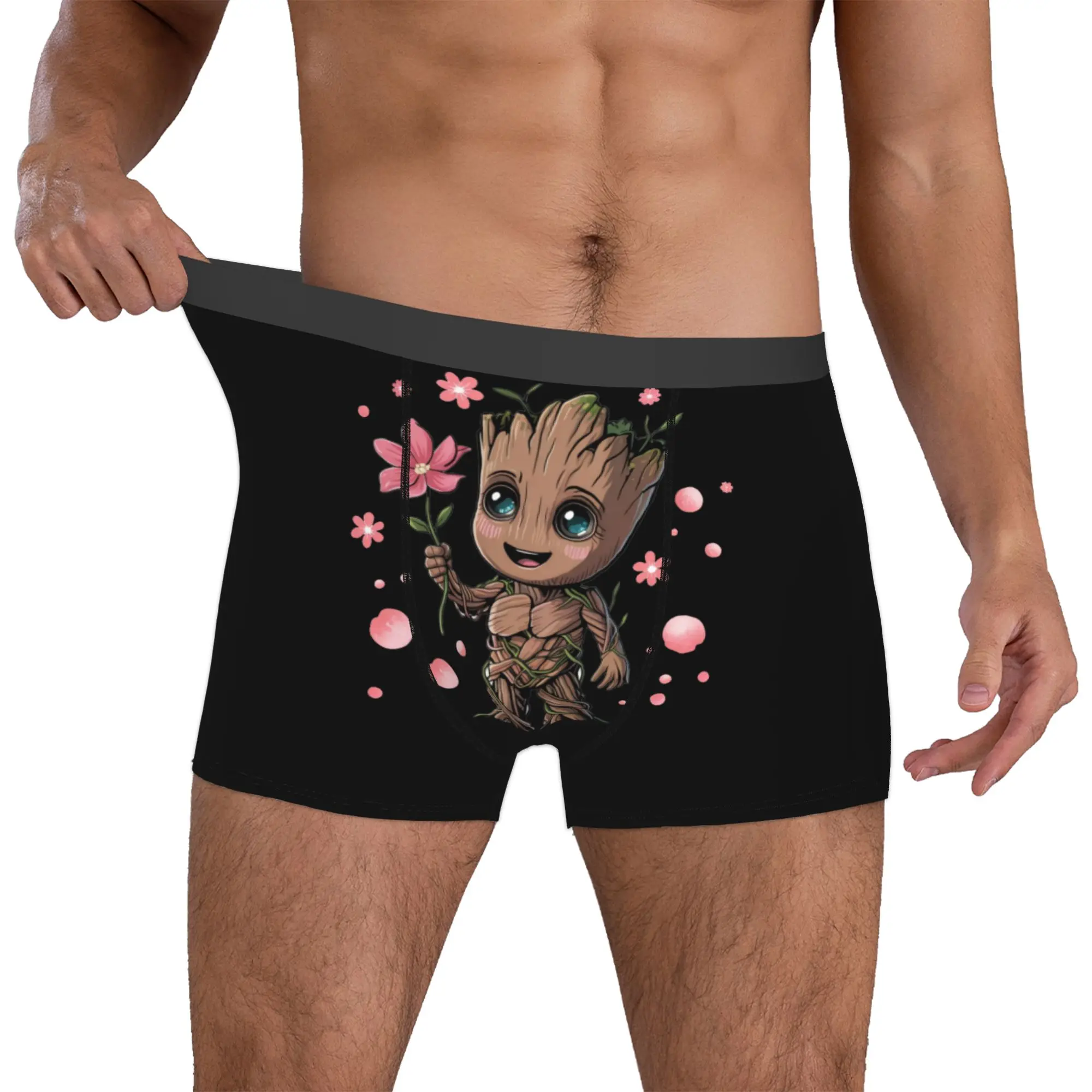 

Custom G-Groot Comic Boxers Shorts Men's Briefs Underwear Cool Underpants