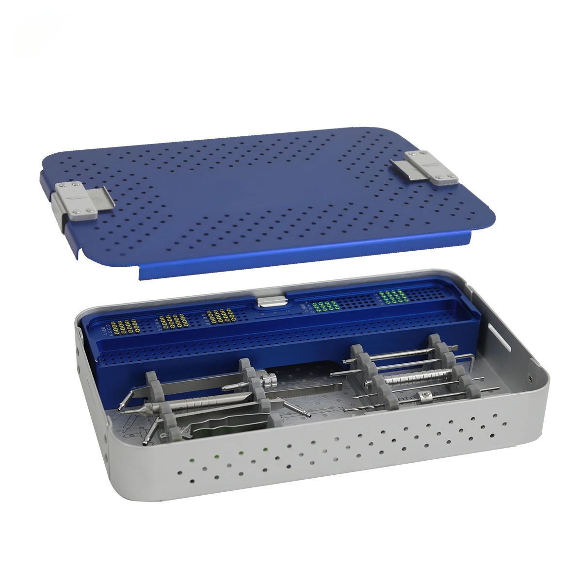 2.4/3.2/4.0mm Veterinary ALPS Instrumental Ortopedia, Animal Pet Reconstruction Locking Plate Orthopaedic Instruments Set