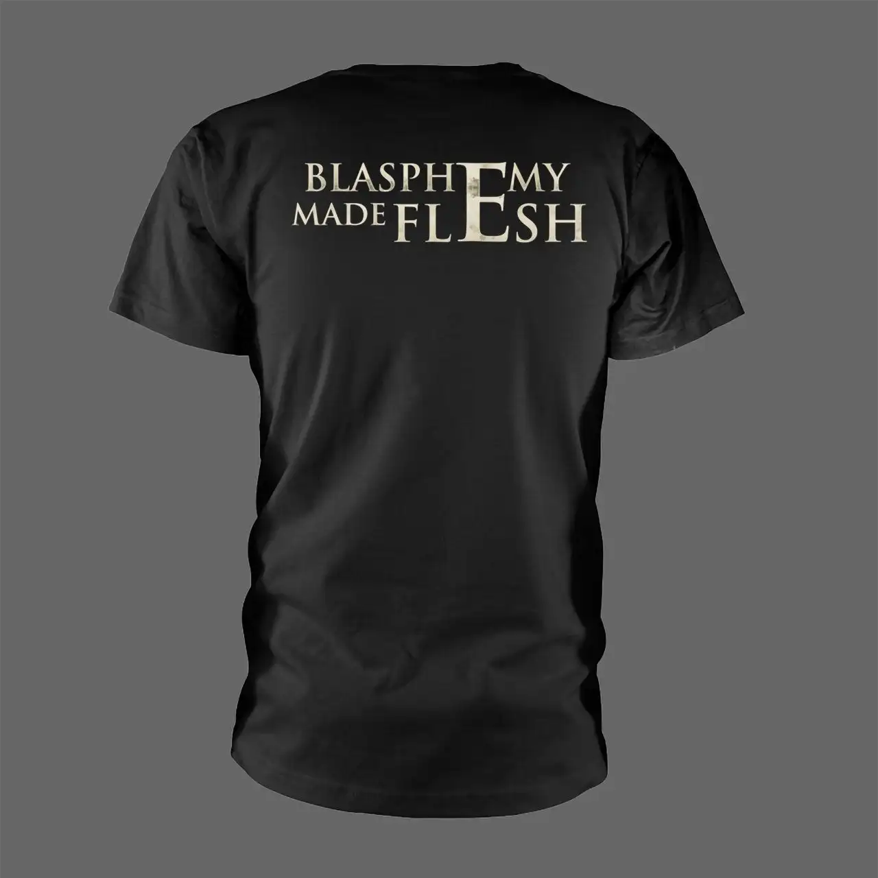 تي شيرت رياضي عصري بأكمام قصيرة مع طباعة فرقة معدنية الموت، مسامي ومناسب للارتداء اليومي