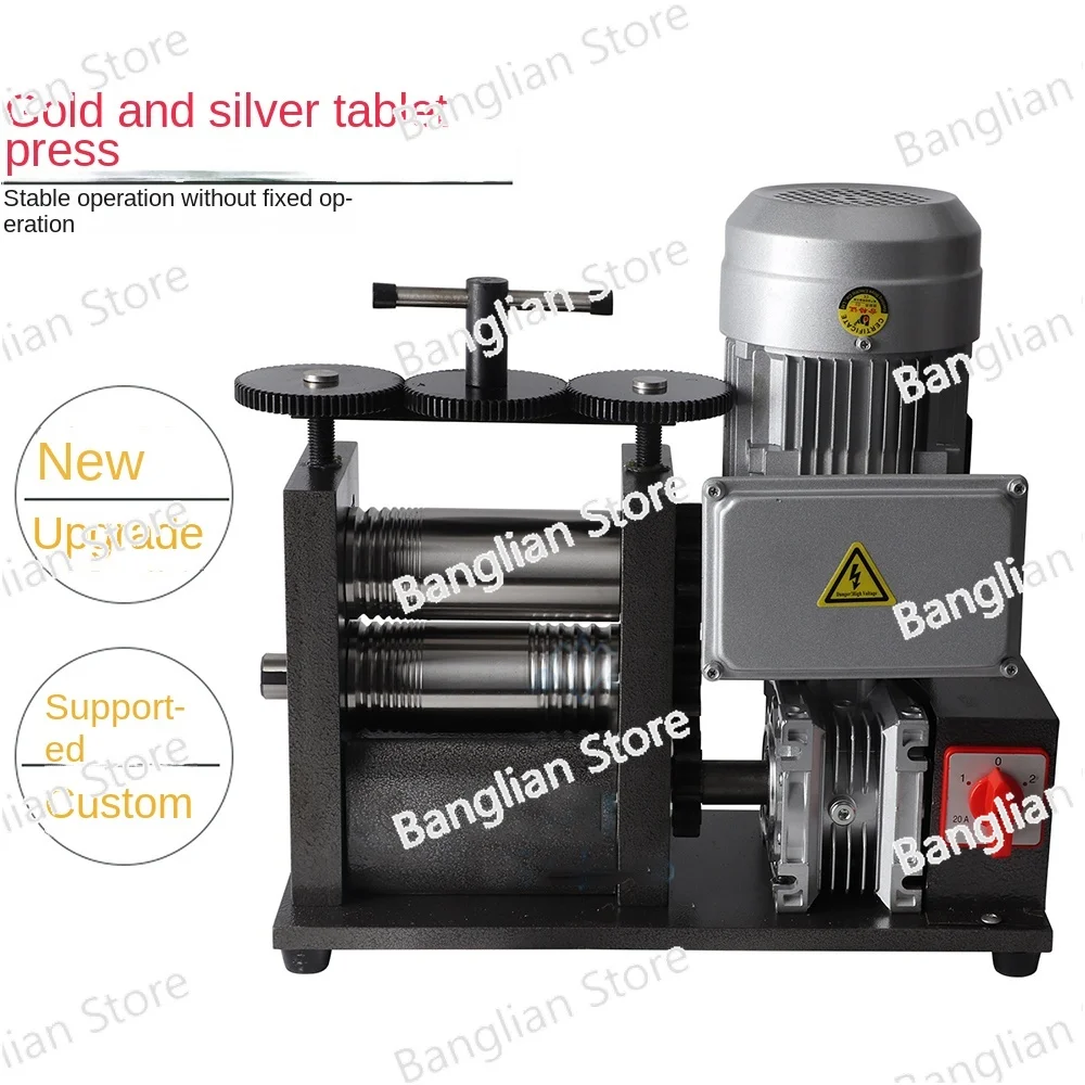 

High Quality Goldsmith Jewelry Making Tools Sheet Wire Rolling Mini Electrical Rolling Mill Machine with Wire Collection