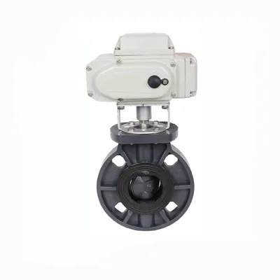 

220v butterfly Valve 2inch Dn50 Dn100 Electric Upvc butterfly Valve