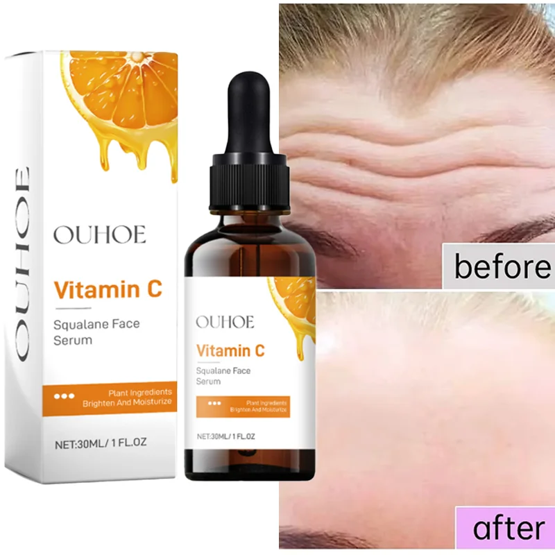 

VitaminC Anti-Wrinkle Essence Tighten Sagging Removal Firming Deep Moisturizing Forehead Instant Wrinkle Remover Sensitive Serum