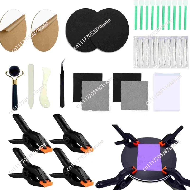 86Pcs Tool Set Replacement Card Care Accessories Kit for Sports Card Repair Flat Cleaning Set