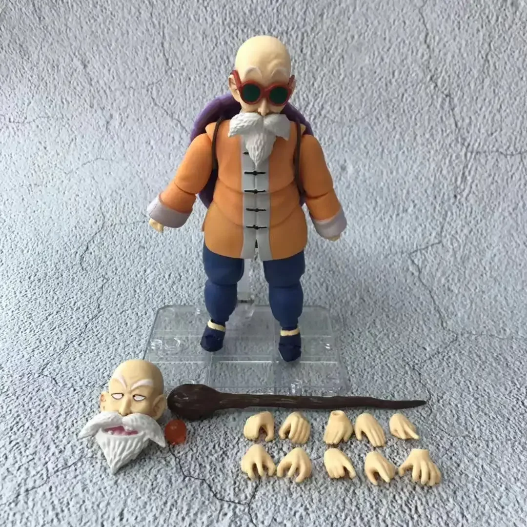 

New 14cm Shf Dragon Ball Model Anime Figure Master Roshi Dragon Ball Kame Sennin Teacher Collectibles Movable Toys Boys Gift