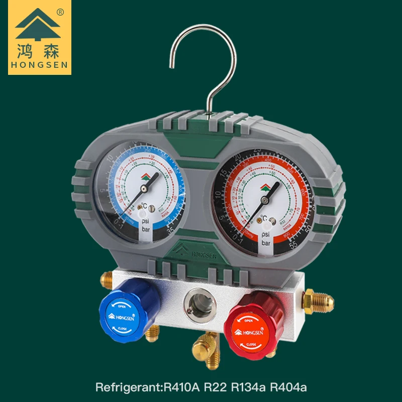 Refrigerant Manifold Gauge Air Condition Refrigeration Set Air Conditioning Tools R22 R410A R404A R134A