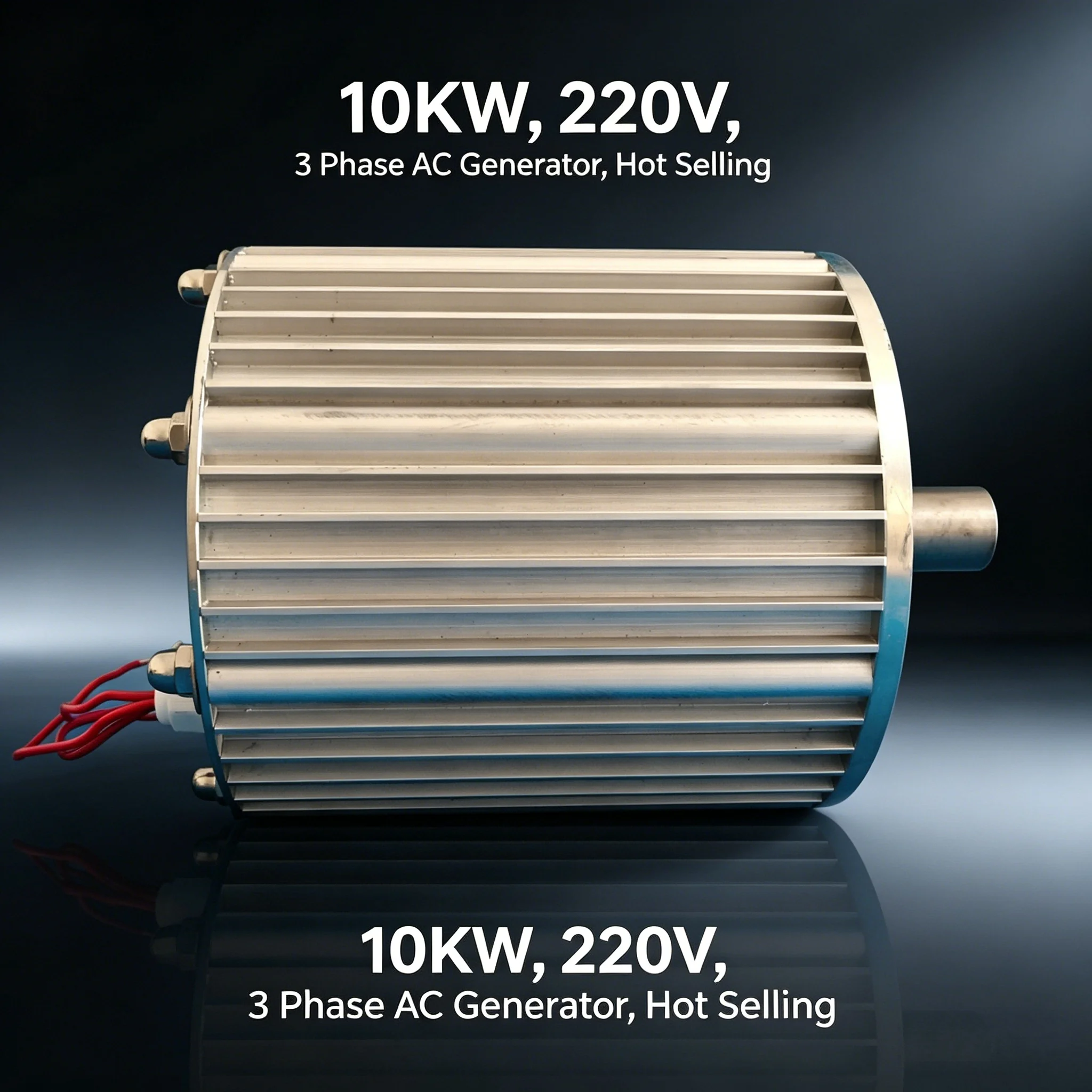 30KW 220V AC Three Phase Permanent Magnet Generator Low Speed Direct Drive Gearless PMG Alternator for Wind Water Turbine Home