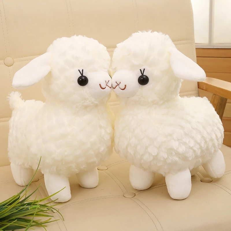 

Cute Plush Toy Sheep Llama Doll Simulation Stuffed Animal For Kids Birthday Gift Soft Cuddly Lamb Decoration Adorable Decor