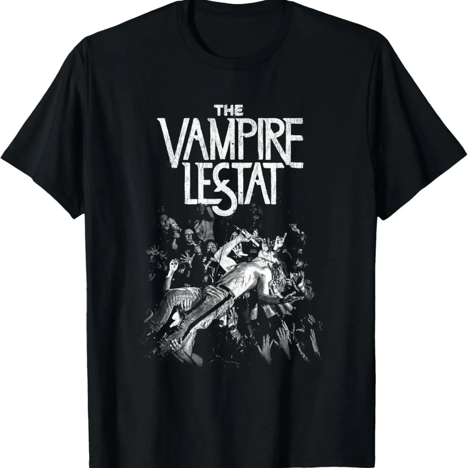 The Vampire Lestat Crowd Surf T Shirt vintage Washed Casual streetwear Breathable graphic Versatile Unisex Comfortable Stylish