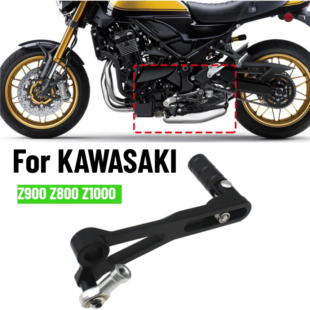 For KAWASAKI Z900 SE RS Cafe Z800 Z1000 Z1000SX CNC Gear Shift Lever Adjustable Shifter Pedal Toe Pegs Motorcycle Accessories