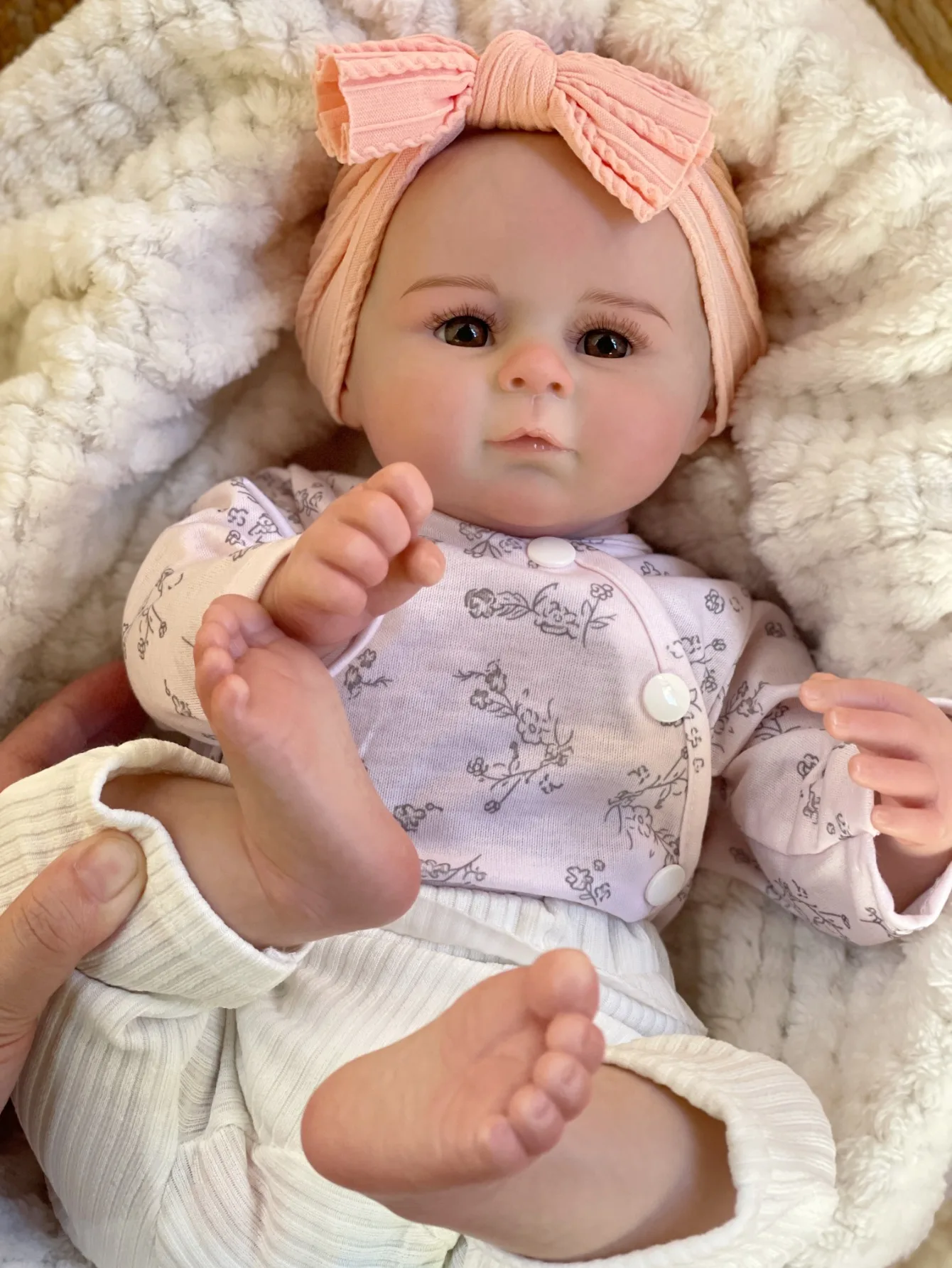 Muñeca Reborn Archie de 20 pulgadas, muñeca recién nacida pintada en 3D hecha a mano para niños, regalos de cumpleaños