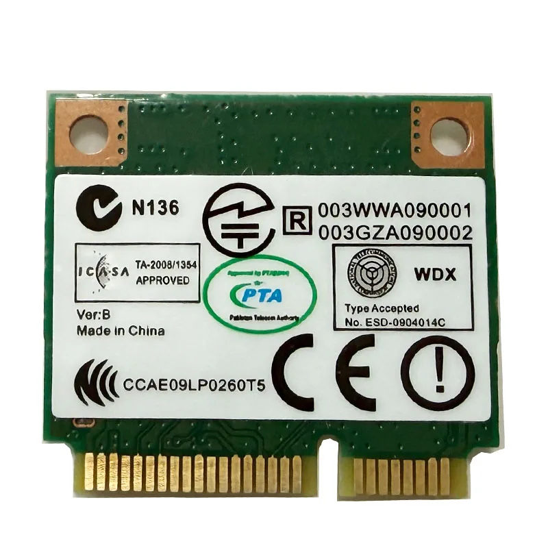 Atheros 9285 AR5B95 AR9285 802.11B/G/N 150Mbps Wlan Half Mini PCI-E WiFi Wireless Card For DELL ASUS ACER SONY Toshiba notebook