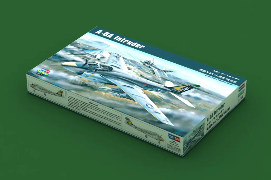 HobbyBoss 81708 1/48 Scale US A6A A-6A Intruder Attack Aircraft Plane Airplane Plastic Assembly Model Building Kit