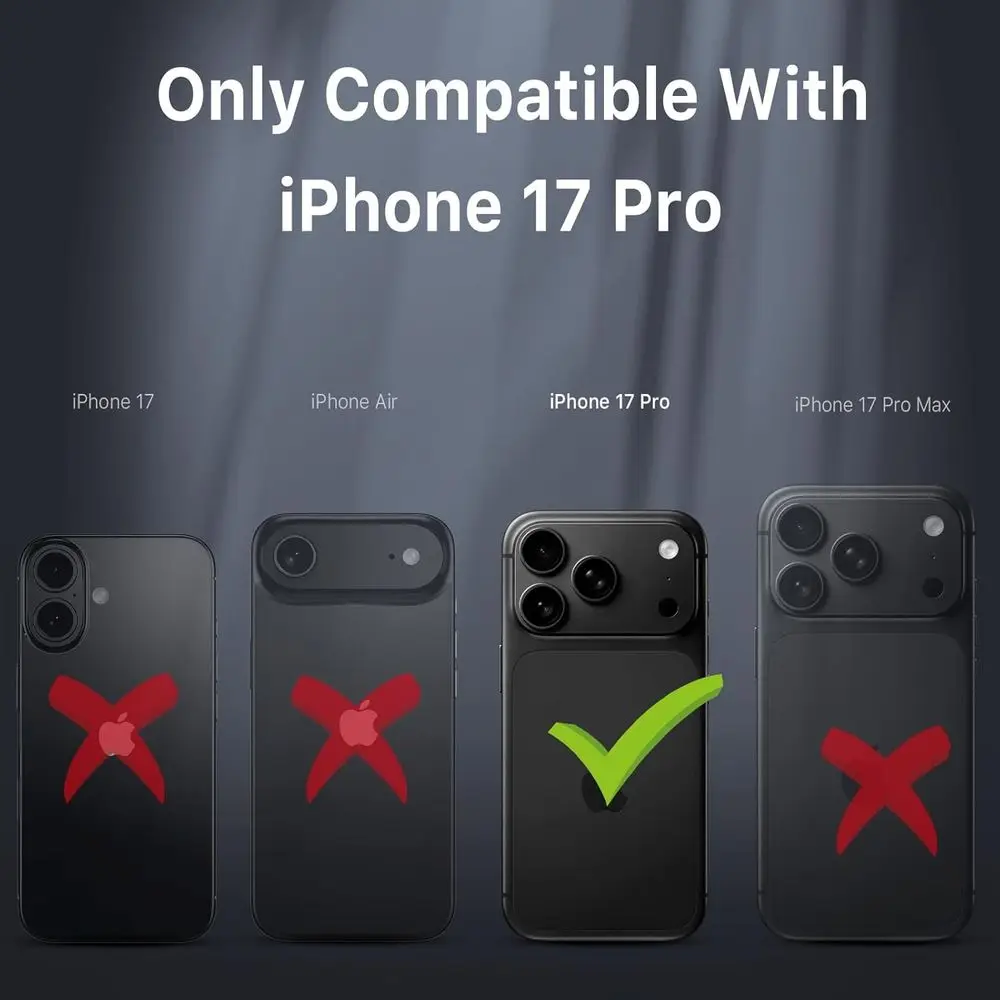 for iPhone 17 Pro Case, Maverick Series Case with Belt Clip Holster,[Compatible with Magsafe] w/Screen Protector,Anti-Drop,Shock