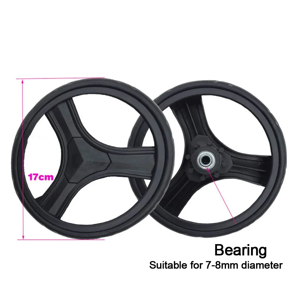 2pcs 170mm Replacement Wheels Shopping Cart Wheel Trolley Casters Swivel for Shopping Cart Trolley Part Accessories