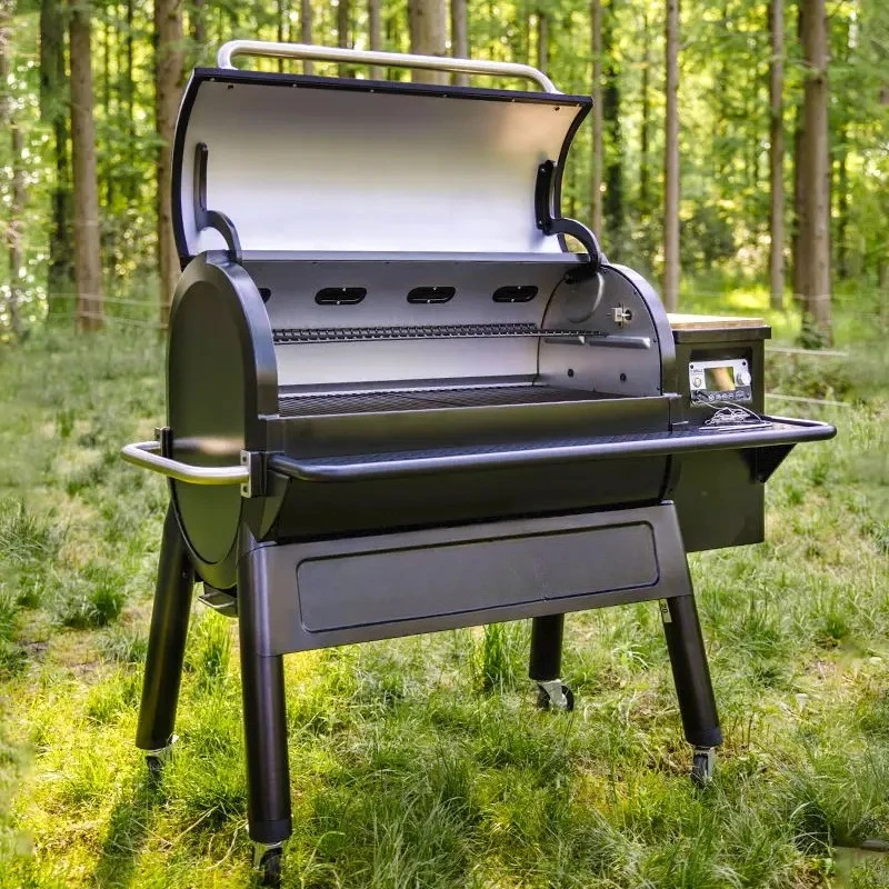 Wood Pellet Grill 1068 Sq.in Bbq Grills Outdoor Bbq Smoker Meat Pellet Smoker Grill Machine with Pid Controller Wifi