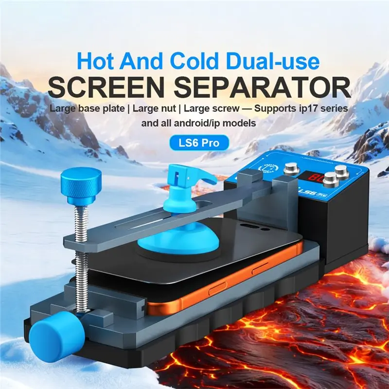 Picture 3: B44C Adjustable Temperature Heated Screen Separator For Mobile Phone Screens Back Cover Disassembly Repair Tool EU Plug