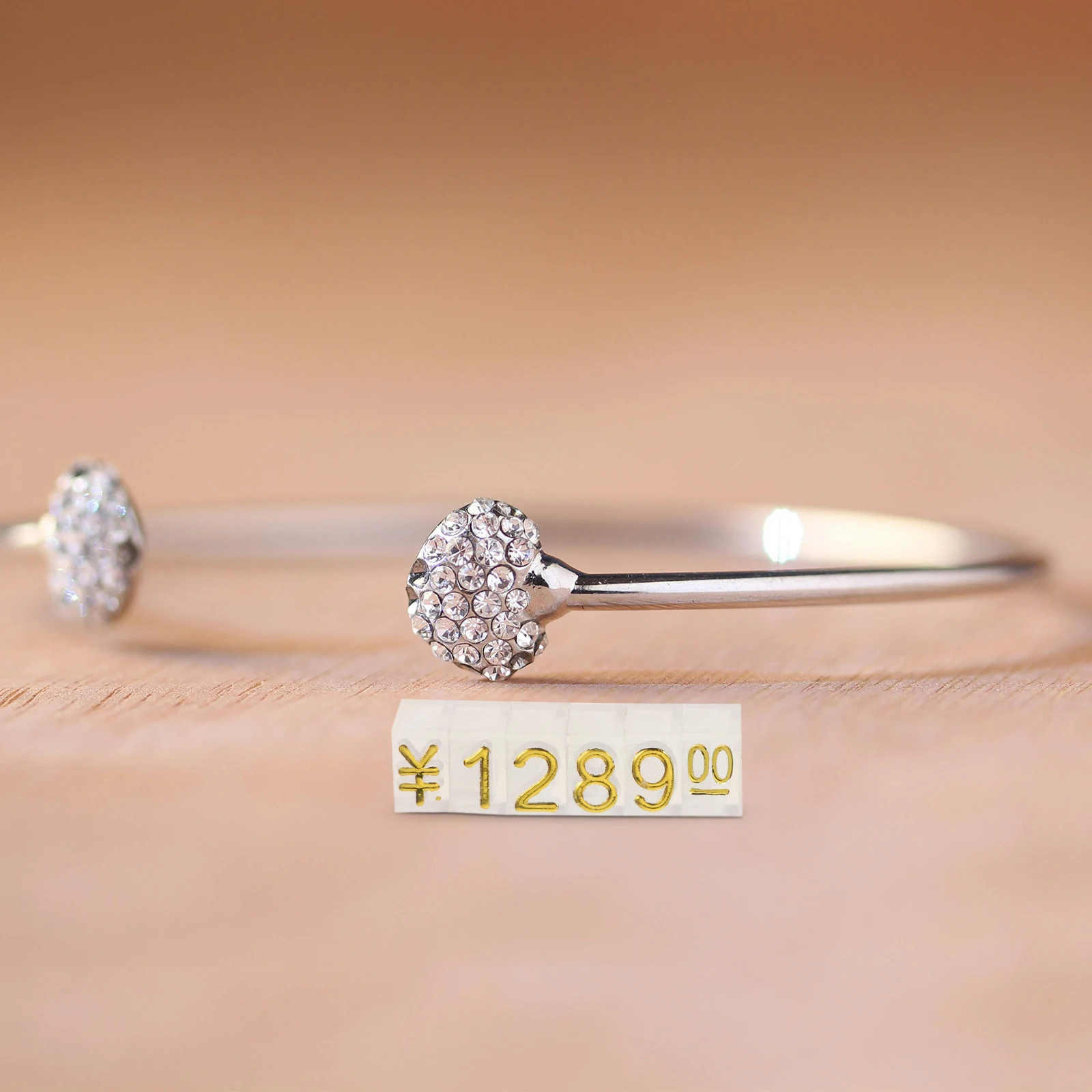 

20pcs Price Display Cube Adjustable Plastic Price Tags For Jewelry Retail Counter Stand Small Ornaments Crafts Clothing Watches