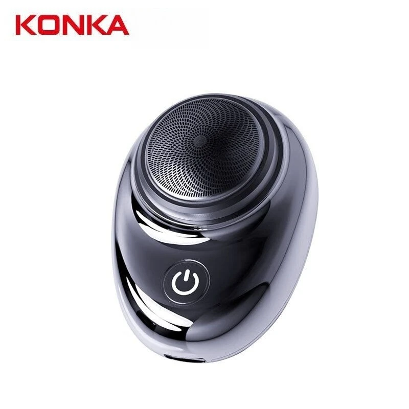 

Электробритва Konka для мужчин, триммер для бороды, мини-портативная дорожная бритва, новинка 2025 года, зарядка типа C, IPX6, водонепроницаемая, для влажной и сухой бритья