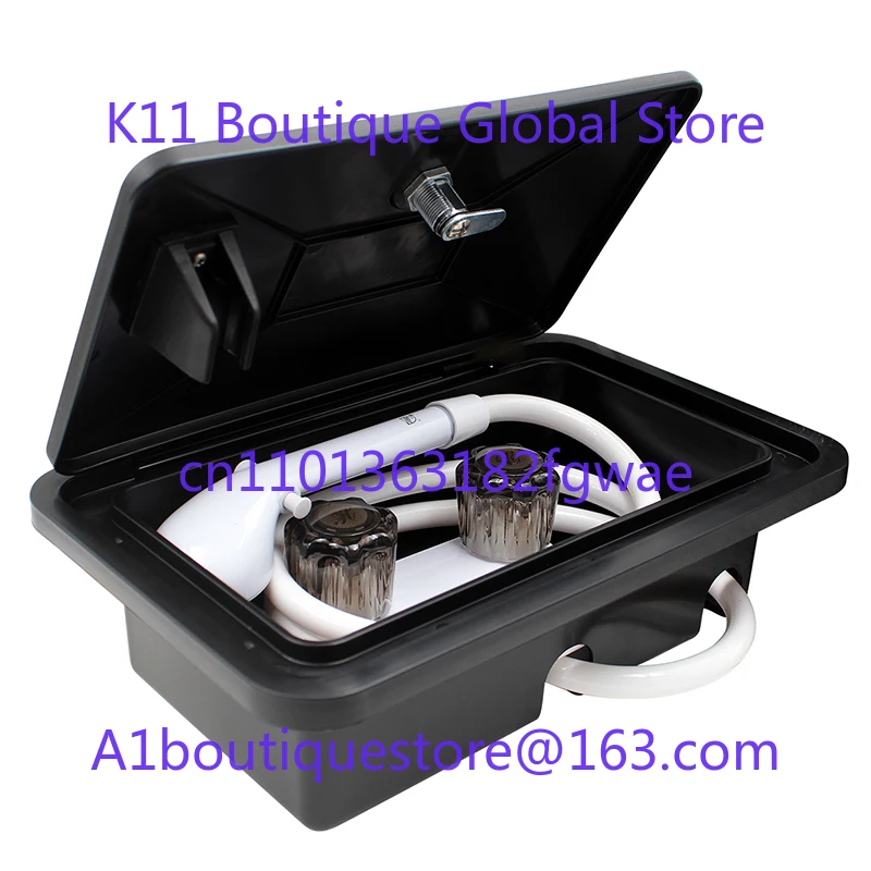 

White Motorhome Exterior Shower Box Kit with Lock Boat Marine Camper Motorhome Parts Motorhome Parts