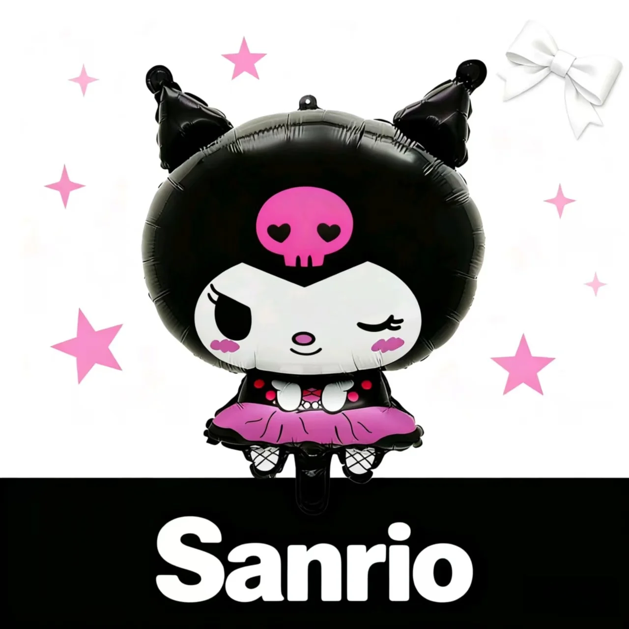 

95 шт. Sanrio Kuromi воздушный шар гирлянда арочный комплект фиолетовый черный тематический фон для вечеринки Декор для дня рождения Хэллоуин Рождественские принадлежности