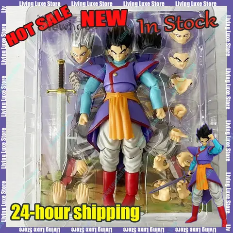 En Stock Dragon Ball figuras de Anime Kaioshin Son Gohan figura de acción Supreme Kai God of Creation Shf Pvc modelo decoración de escritorio