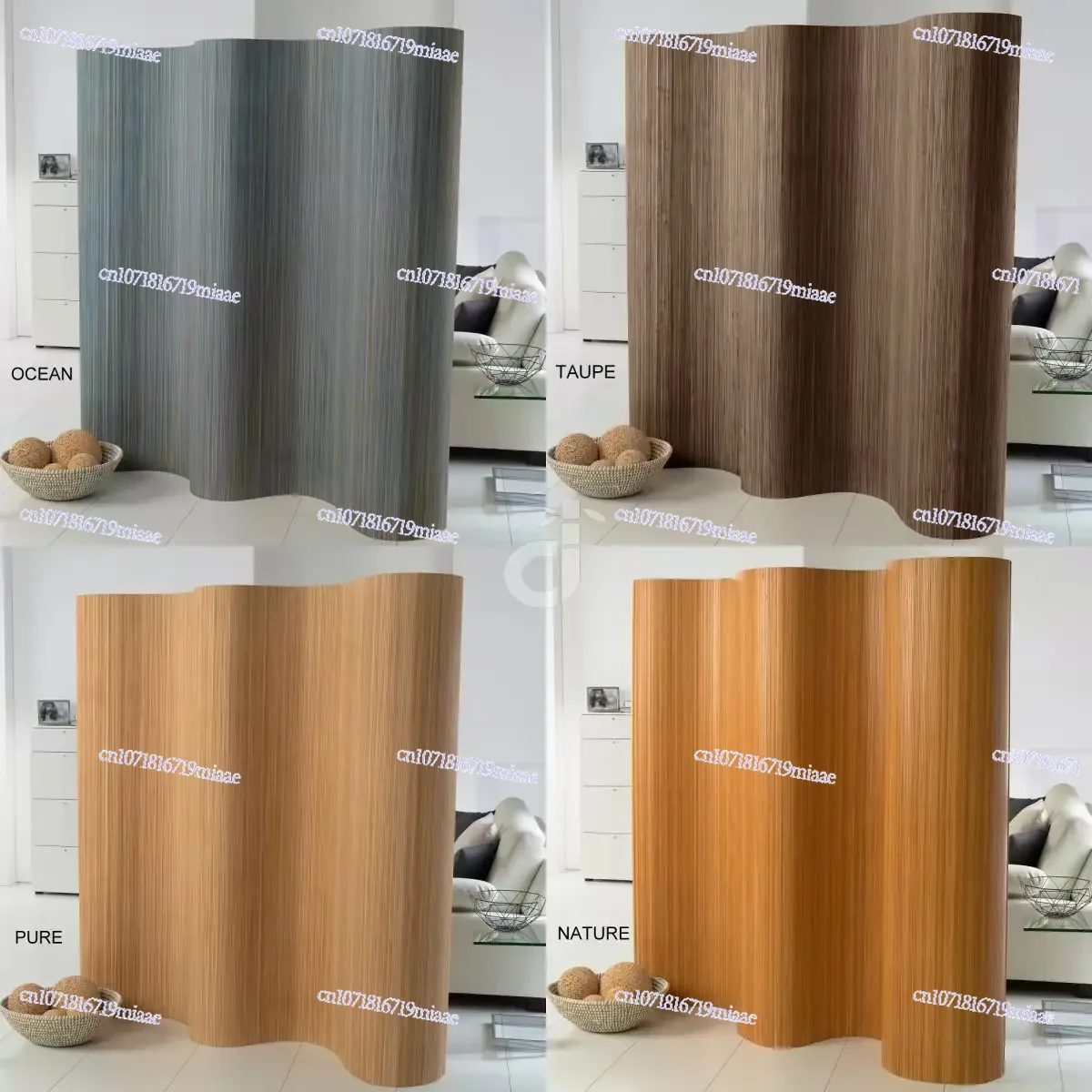 

6-футовый высокий настенный перегородка, складной бамбуковый экран для перегородки, отдельно стоящая перегородка