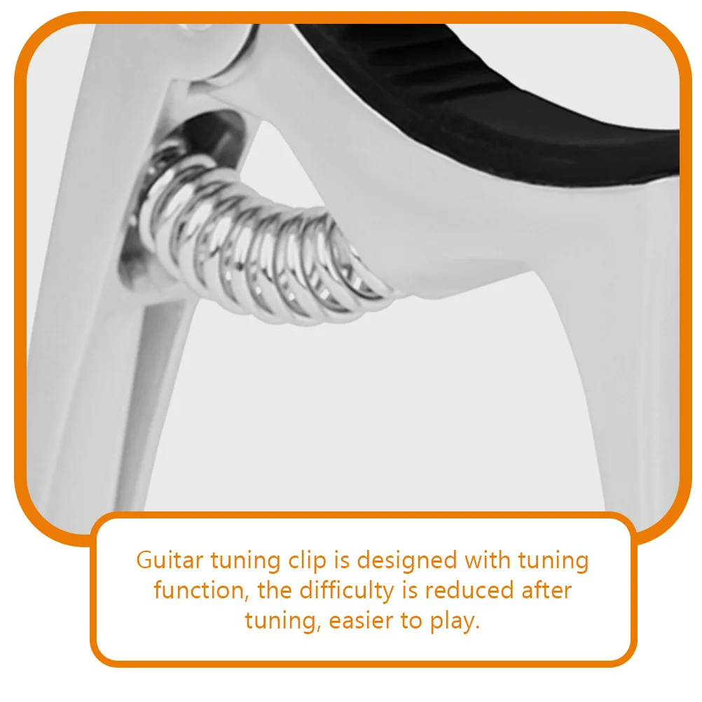 

Universal Guitar Capo Metal Clip Durable Neck Clamp Tuning Lightweight Acoustic Electric Ukulele Picks Guitar Capo