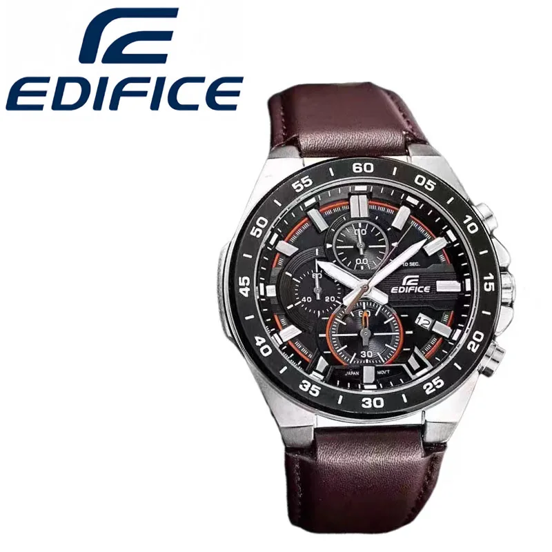 

New EDIFICE Fashion Brand Watches Multifunctional Men's Watch EFR-564 Series Business Clock Quartz Wristwatches Sports Man Watch