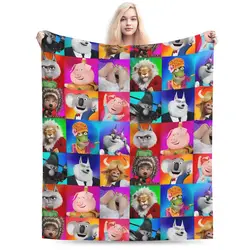 All Character Sing 2 Movie An Ultra-Soft Micro Fleece Blanket