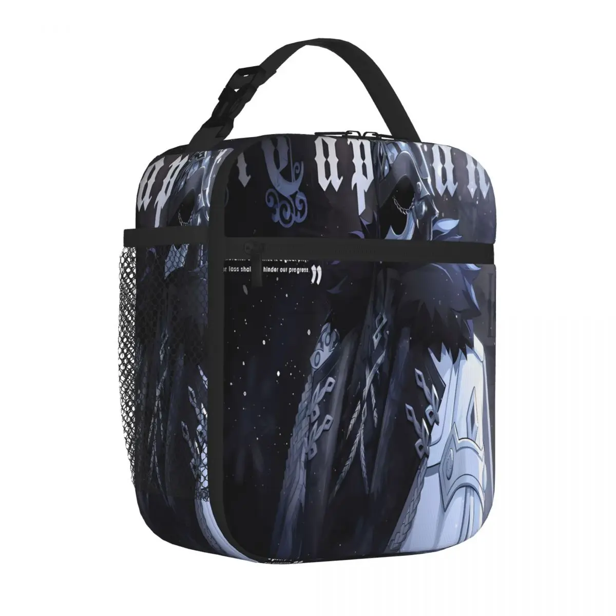 Bestselling Genshin Impact Capitano Travel Style Foldable Lunch Bag Nursing Shift Food Tote Bag