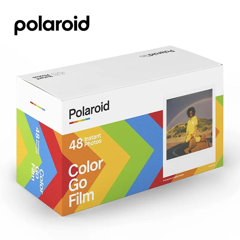 Polaroid Go Color Film Double Pack Film for Go Instax Camera Autofocus Impossible 6 Pack /48 Sheets