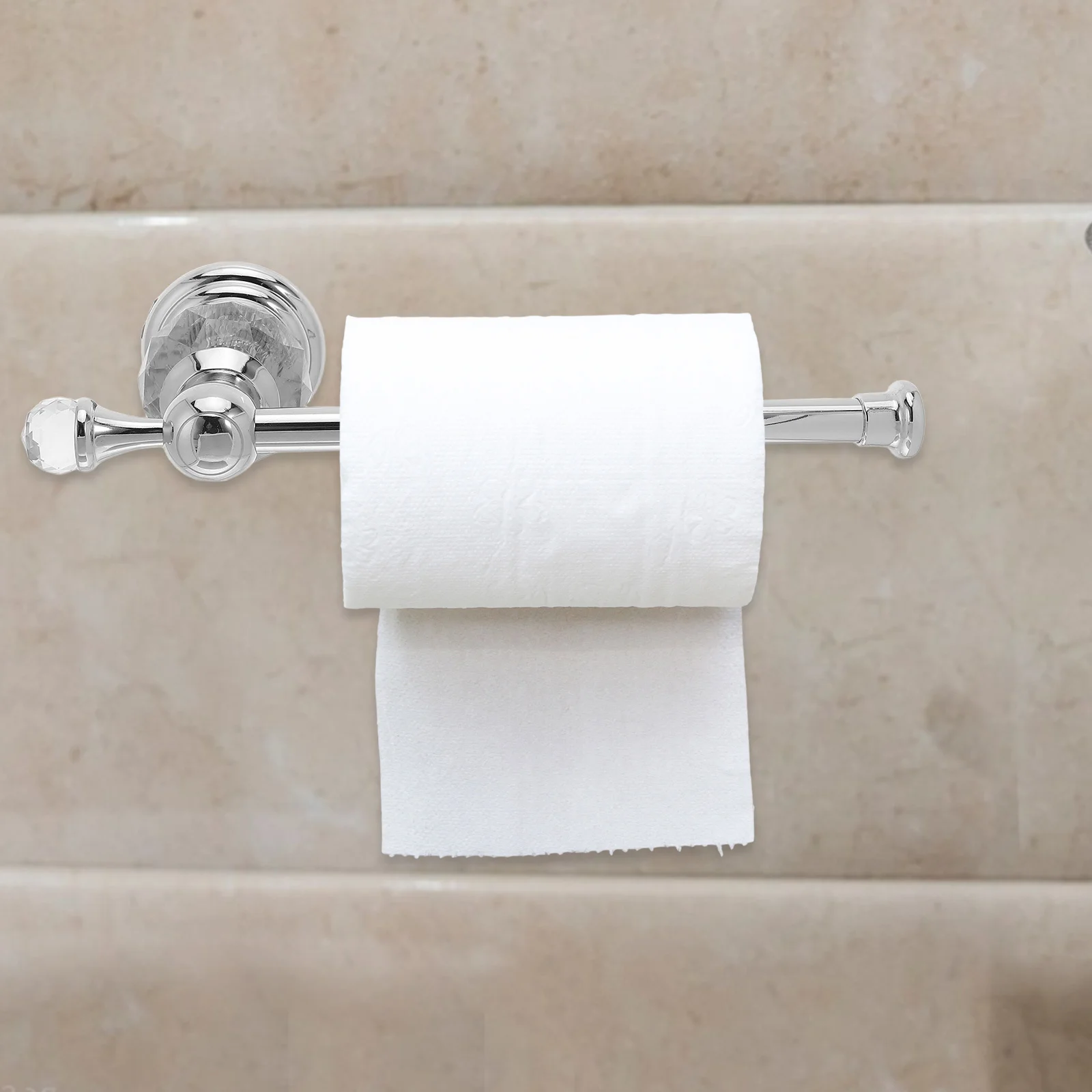 

Держатель для туалетной бумаги из нержавеющей стали с кристаллами, настенный, серебристый, современный, для ванной комнаты, полка для полотенец, органайзер для хранения белья
