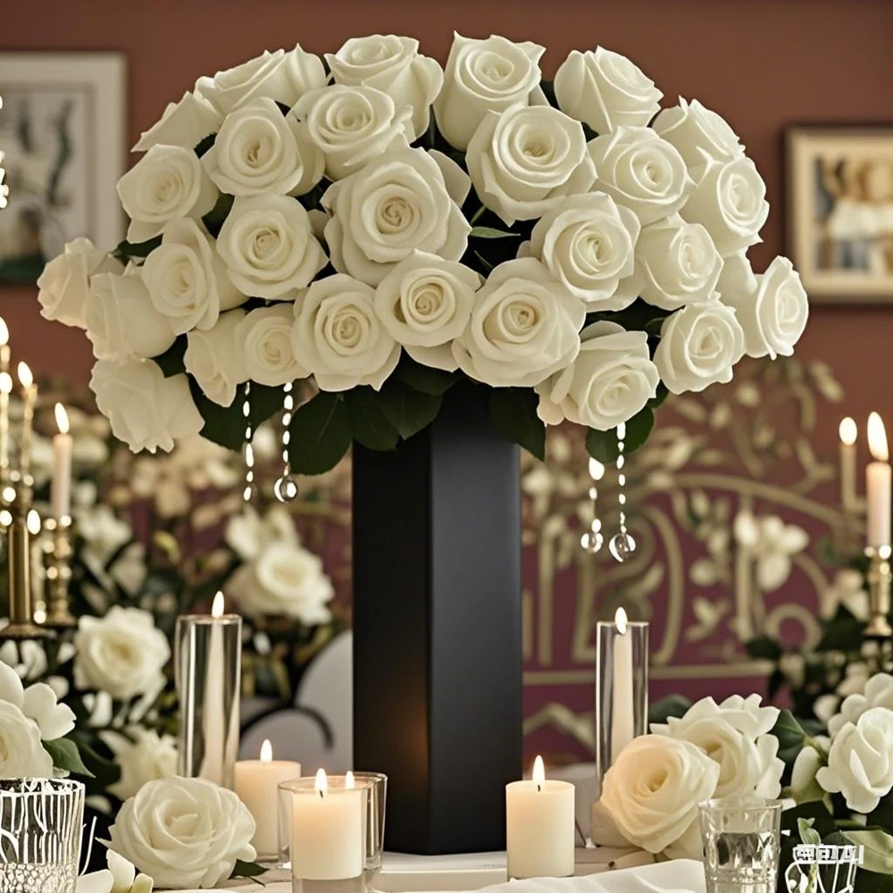 

3-10 шт.) 20-120 см) Высокая металлическая золотая цилиндрическая напольная ваза для цветов на трубе для свадебного украшения, центральная часть