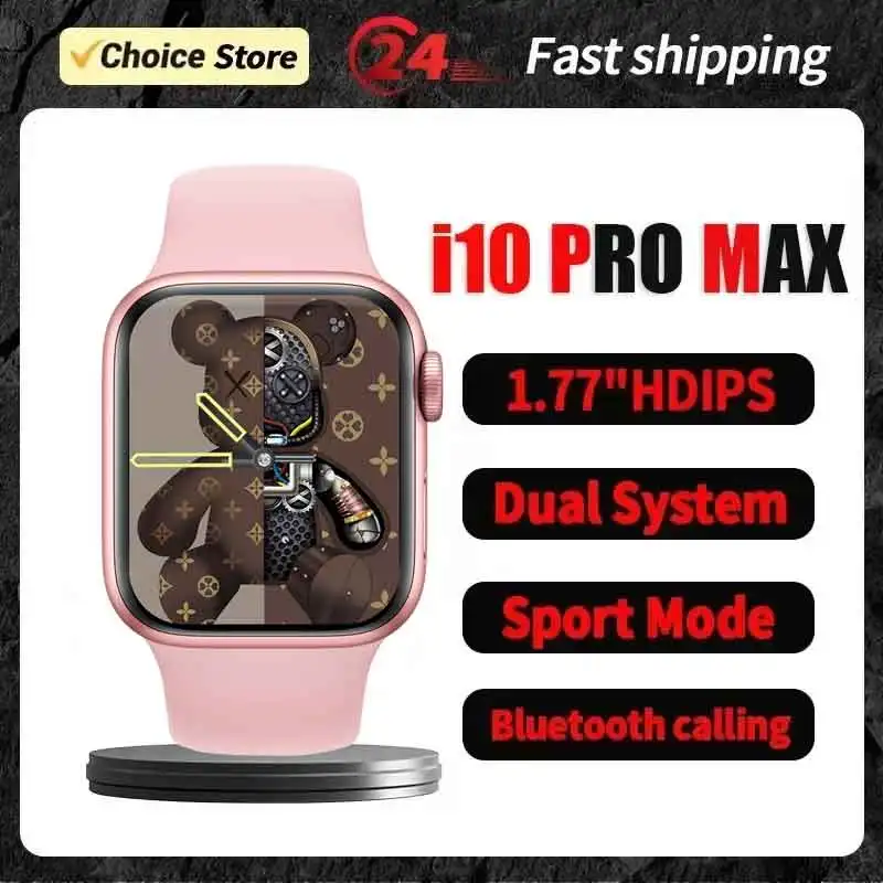 New SmartWatch Smart Watch for Men i10 Pro Max Series 9 Phone Call Custom Watch Face Sport Waterproof Women Man Wearable