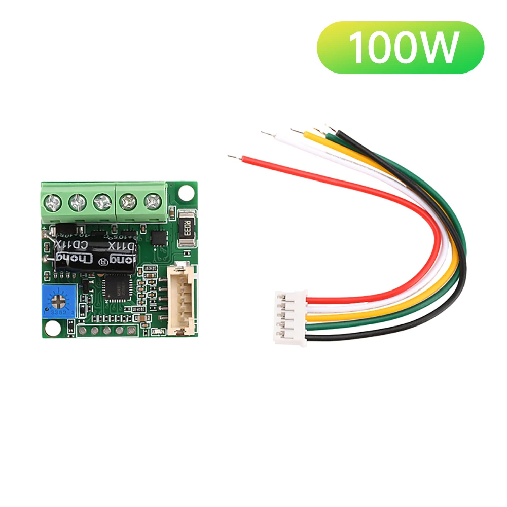 DC6-24V 100W Motor Speed Controller BLDC 3-Phase DC Brushless with Hall Inductive Motor Drive Motor Speed Controller