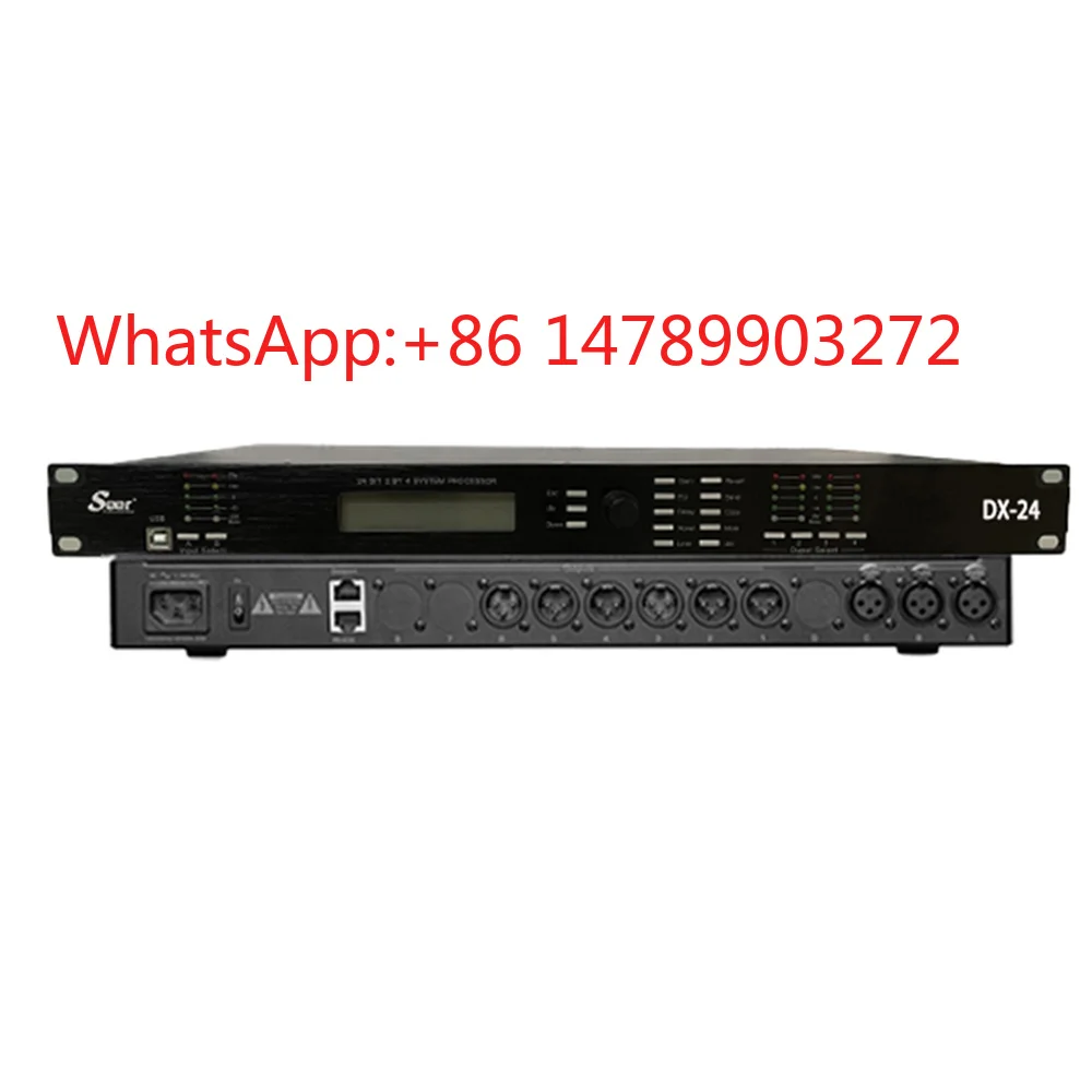 Low Noise DSP Audio Processor 96kHz Stage Bar Live Performance Professional Sound Equipment