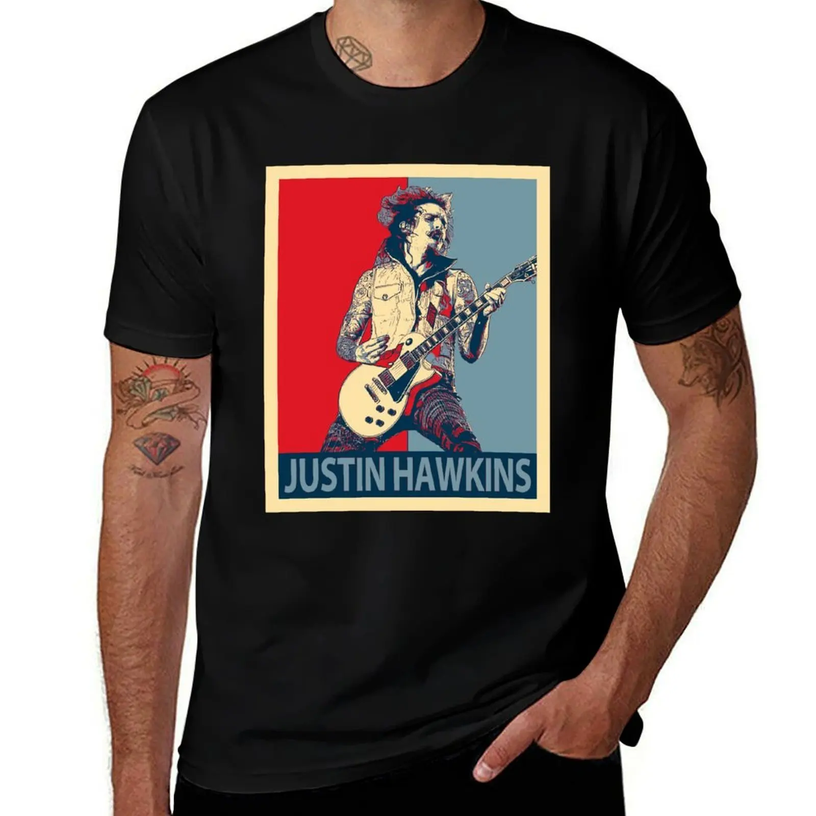 

Justin Hawkins T-Shirt t shirts for man pack cotton t shirt for man T-Shirt