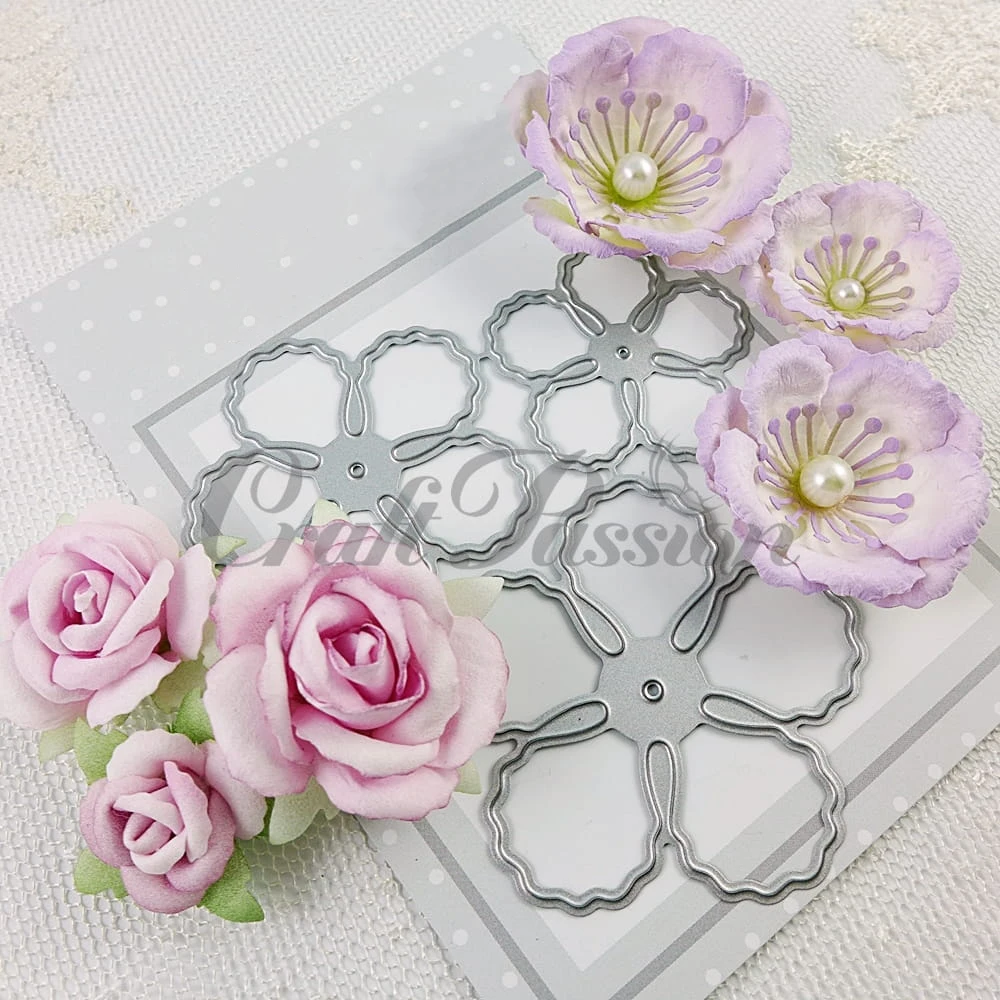 Piggy Craft metalowe matryce do wycinania matryce do wycinania IHS Flowers Leaf Frame Scrapbook papier rzemiosło nóż forma ostrze dziurkacz szablony